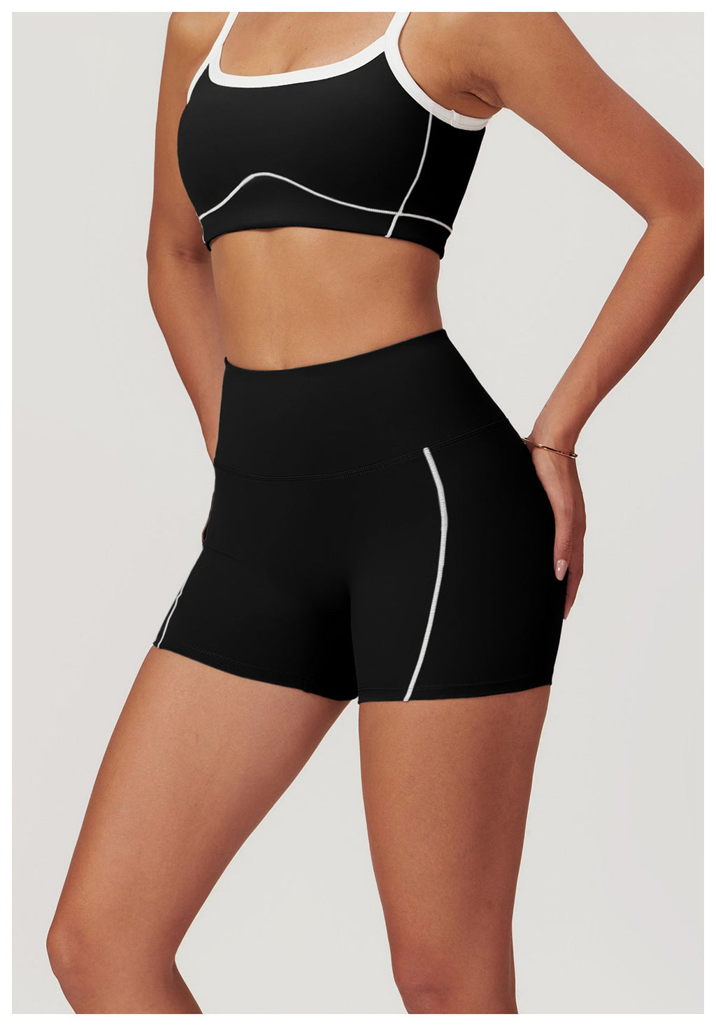 Muse High-Waist Workout Shorts