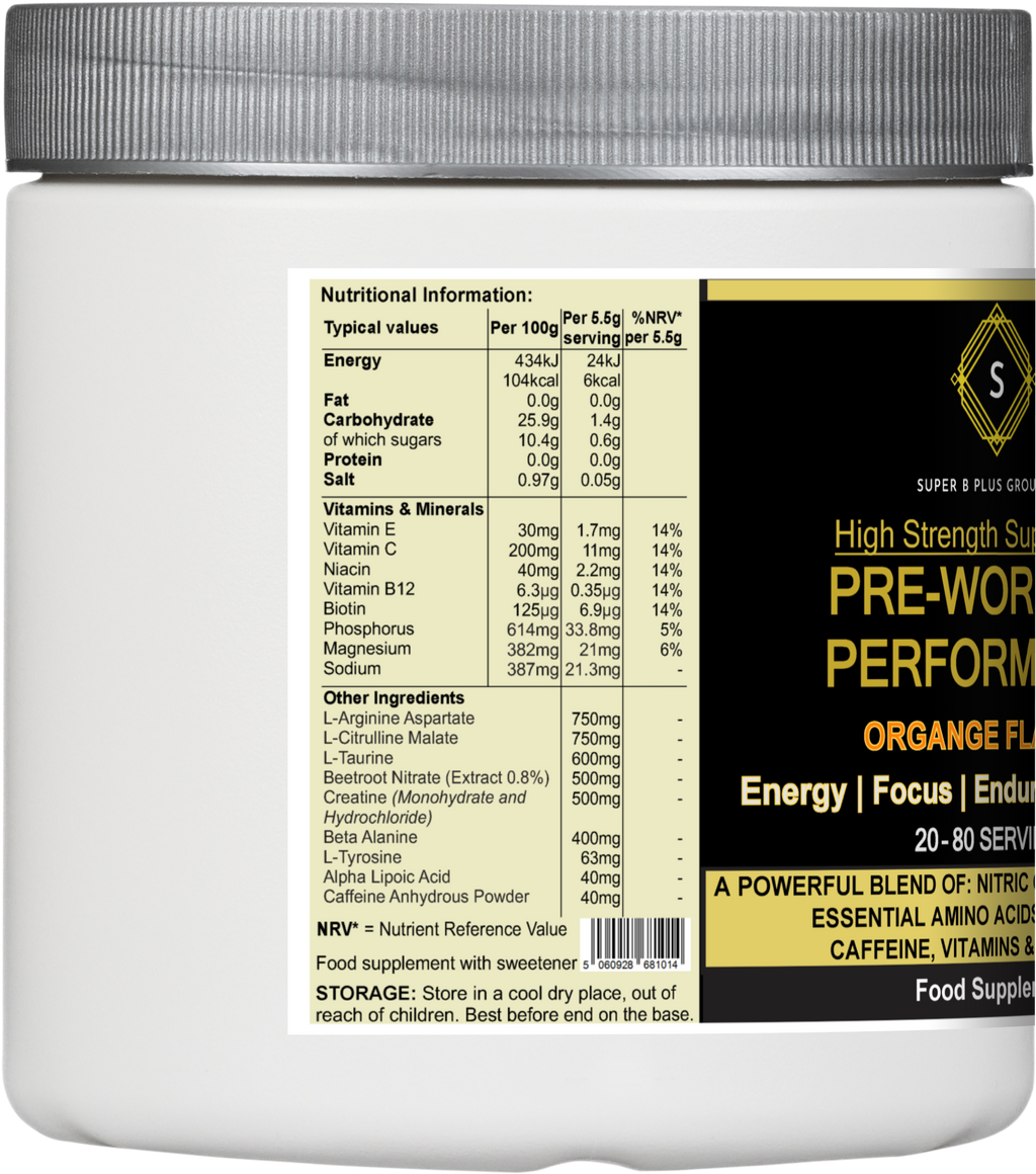 PRE-WORKOUT PERFORMANCE